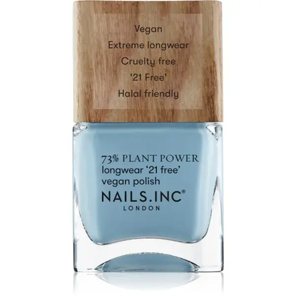 Nails Inc. Plant Power dlouhotrvající lak na nehty odstín Clean To The Core 14 ml