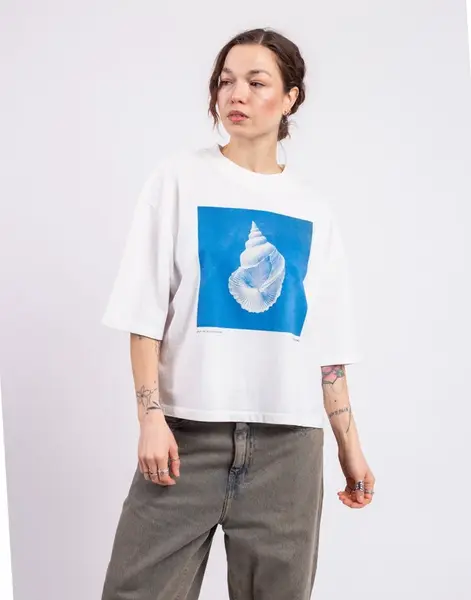 Thinking MU Sea Treasure Lena Tee WHITE S