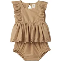 GAP BABY Dievčenské šaty, hnedá, veľkosť