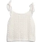 GAP CROCHET Dámsky top, biela, veľkosť