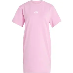 adidas 3-STRIPES TEE DRESS W Dámske šaty, ružová, veľkosť