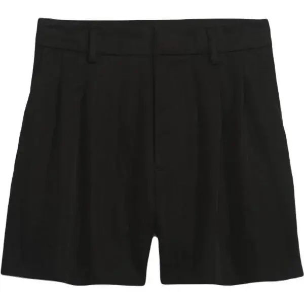 GAP PLEATED Dámské kraťasy, černá, velikost