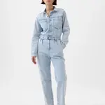 Svetlomodrý dámsky dlhý rifľový overal GAP