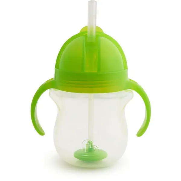 Munchkin Click Lock™ Tip & Sip hrnček s rúrkou so závažím Green 6 m+ 207 ml
