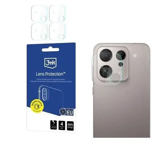 Ochrana kamery 3mk Lens Protection pro Oppo Find X9 (4ks)