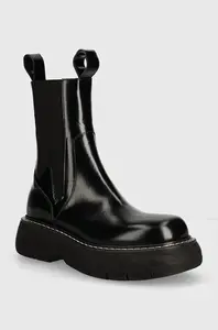 MSGM  Kožené kotníkové boty