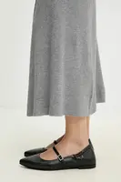 Kožené baleríny Answear.LAB černá barva