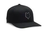 Fox kšiltovka Head Flexfit Black | Černá | Velikost L/XL
