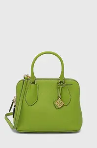 Tory Burch Kožená kabelka Tory Burch Mini Pebbled Swing