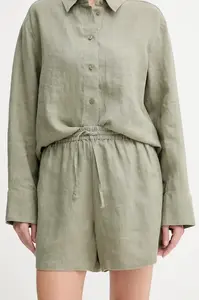 Lněné kraťasy Samsoe Samsoe MAREN