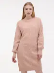 Světle růžové svetrové šaty ORSAY