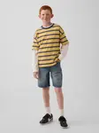 GAP Kids Chlapčenské džínsové šortky '90s Loose UltraSoft