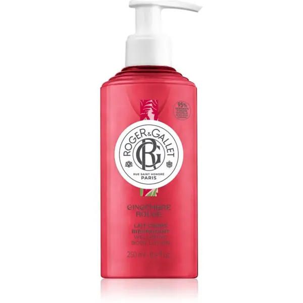 Roger & Gallet Gingembre Rouge parfumované telové mlieko pre ženy 250 ml