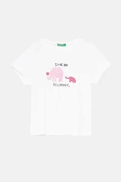 Dětské bavlněné tričko United Colors of Benetton