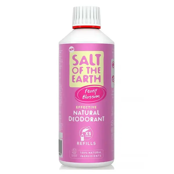 SALT OF THE EARTH Přírodní minerální deodorant Peony Blossom náhradní náplň 500 ml