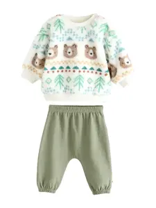 Next Set  modrá / zelená / olivová / biela