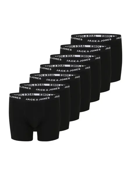 Jack & Jones Plus Boxerky  čierna / biela