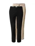 JACK & JONES Chino nohavice  medová / čierna