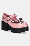 Lodičky Koi Footwear Tira Pink Mary Janes Death Raver Bunny růžová barva, na podpatku, ND199