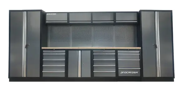 Sestava dílenského nábytku Procarosa PROFESSIONAL XXL-6 Pracovní deska: dřevěná