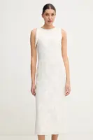 Šaty Samsoe Samsoe SAMELLYS bílá barva, maxi, F25100087