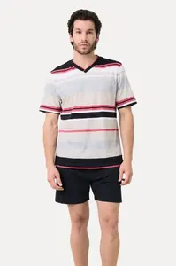 Pánské pyžamo krátké VINCENTE XL Světle béžová