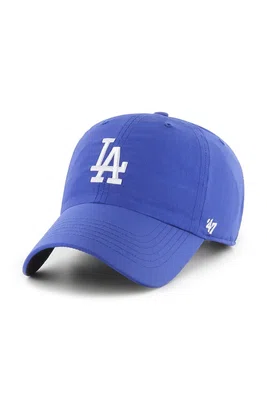Kšiltovka 47 brand MLB LA Dodgers modrá barva, hladká, B-BRRRC12BBU-RY