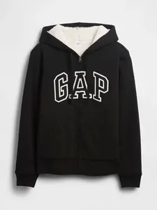 GAP Dámská Zateplená mikina Logo Sherpa 804073-07 Velikost: XS