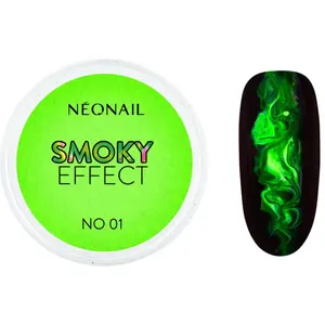 NEONAIL Effect Smoky farebný púder na nechty odtieň No. 1 Green 2 g
