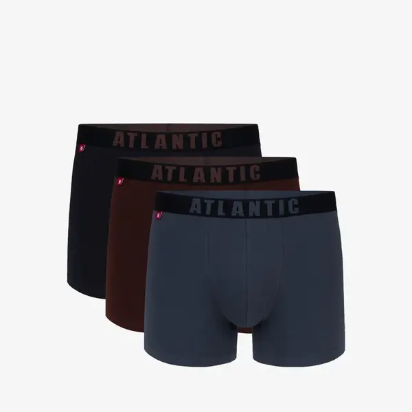 Pánské boxerky ATLANTIC 3Pack - vícebarevné