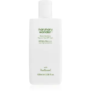 Haruharu Wonder Black Bamboo Top-to-Toe SPF Veil lehký ochranný fluid na tělo a obličej SPF 50+ 100 ml