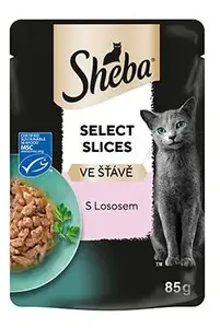 Sheba kapsa s lososem ve šťávě 85g
