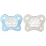 CHICCO Dudlík Physio Dual Soft silikonový chlapec 2-6m, 2ks