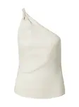 The Base Theory Top 'TWISTED LINEN TOP'  béžová
