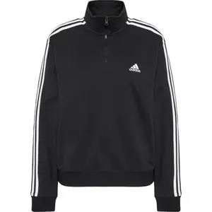 adidas 3-STRIPES TOP Dámská mikina, černá, velikost