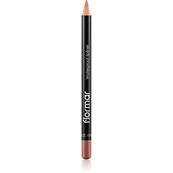 flormar Waterproof Lipliner vodeodolná ceruzka na pery odtieň 201 Naturally Nude 1.14 g