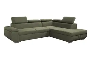 Sedací souprava Lars I. - Logan Forest Provedení: Pravá varianta, látka: Logan Forest