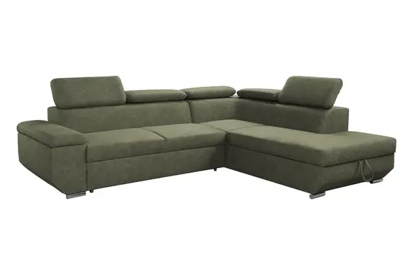 Sedací souprava Lars I. - Logan Forest Provedení: Pravá varianta, látka: Logan Forest