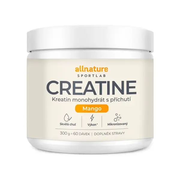 Allnature Sportlab Creatine monohydrát mango 300 g
