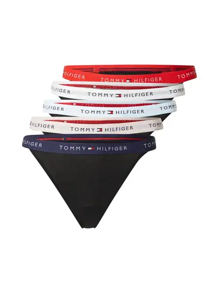 Tommy Hilfiger Underwear Tangá  námornícka modrá / červená / čierna / biela