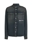 KARL LAGERFELD JEANS Košeľa  tmavomodrá / biela