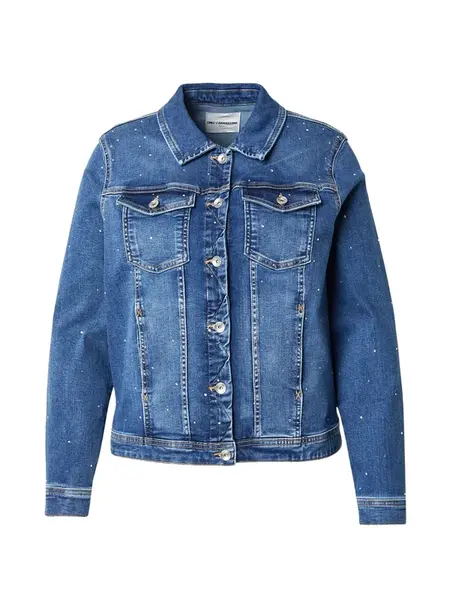ONLY Carmakoma Prechodná bunda 'CARWILLY'  modrá denim
