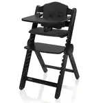 Zopa Dřevěná jídelní židlička Clipp & Clapp, Black 3