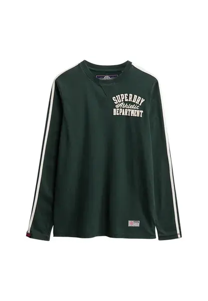 Superdry & Co Tričko 'ATHLETIC'  jedľová / biela