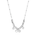 Brosway Nádherný ocelový náhrdelník pro ženy Nekonečno Chakra BHKN159