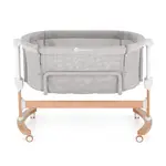 PETITE&MARS Postýlka dětská polohovatelná s funkcí kolébky Glory 2v1 Mocha Beige