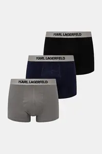 Karl Lagerfeld přiléhavé boxerky pánské bavlněné s elastanem 3-pack
