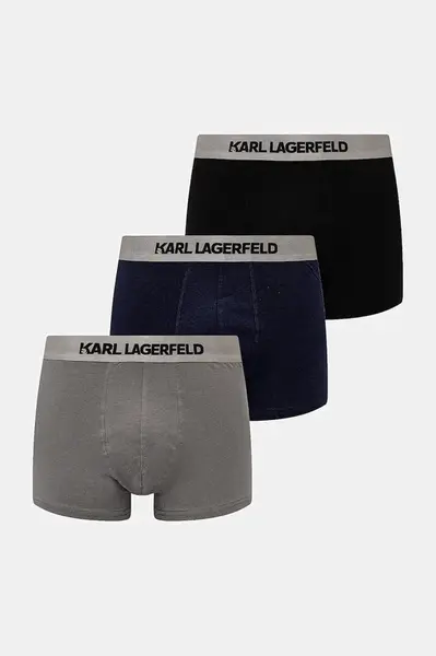 Karl Lagerfeld přiléhavé boxerky pánské bavlněné s elastanem 3-pack