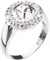 Evolution Group - Pavona Stříbrný prsten se třpytivým krystalem Swarovski 35026.1 52 mm