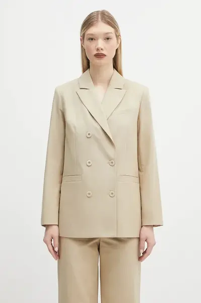 A.P.C.  dvouřadé sako dámské bavlněné veste lucy